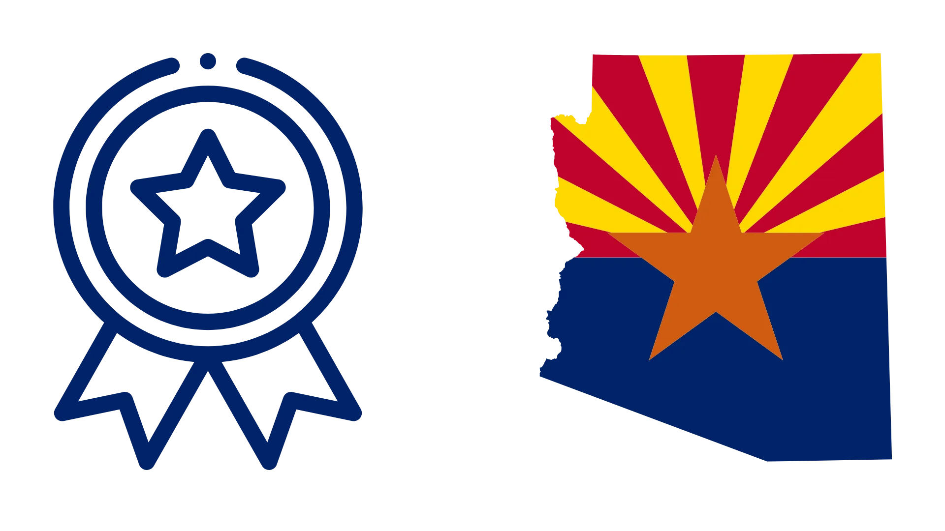 Achievement badge with Arizona outline, highlighting Pipeliners USA's quality pipe restoration services.