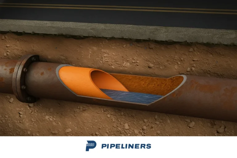 inside cast iron pipe diagram cured in place pipelining
