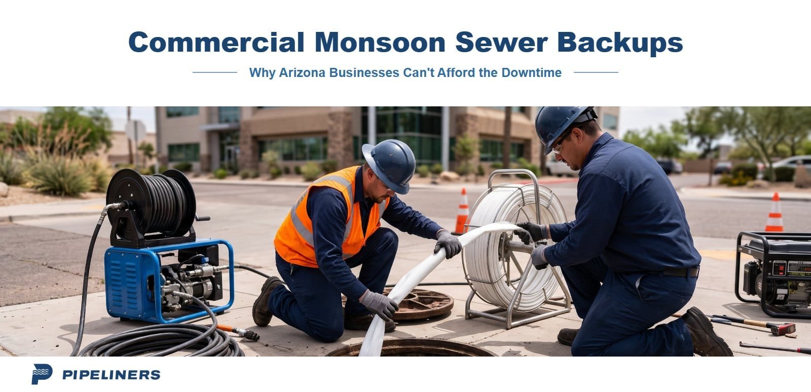 Monsoon Sewer Backups in Commercial Buildings: Why Arizona Businesses Can’t Afford the Downtime