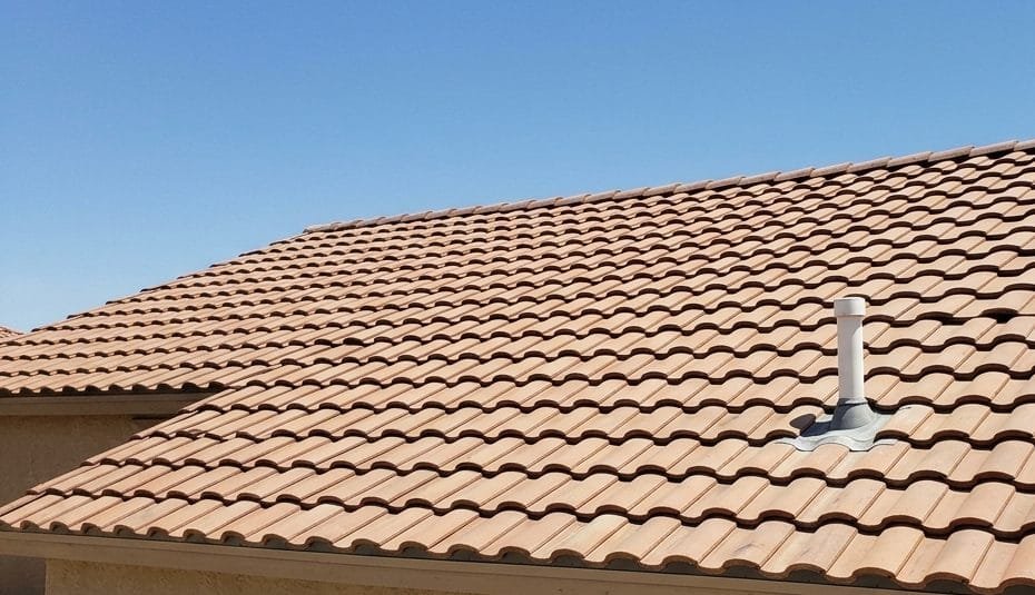 Plumbing vent stack on the roof, the vent that stops drains gurgling when blocked