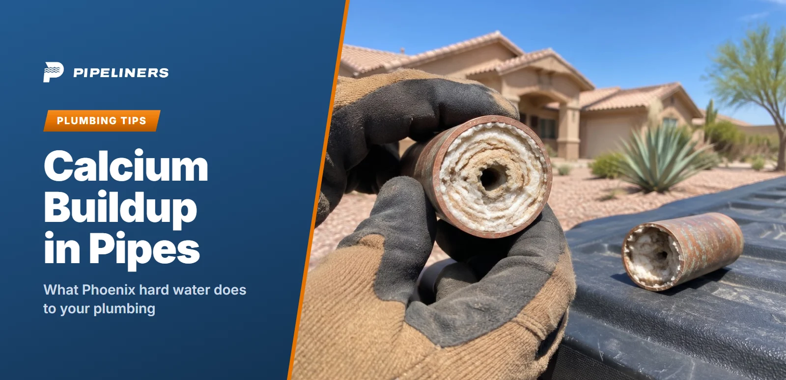 Calcium Buildup in Pipes: What Phoenix Hard Water Does to Your Plumbing