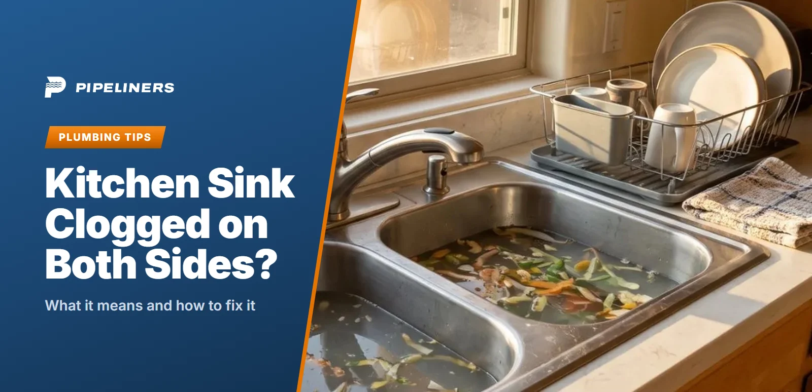 Kitchen Sink Clogged on Both Sides? What It Means and How to Fix It